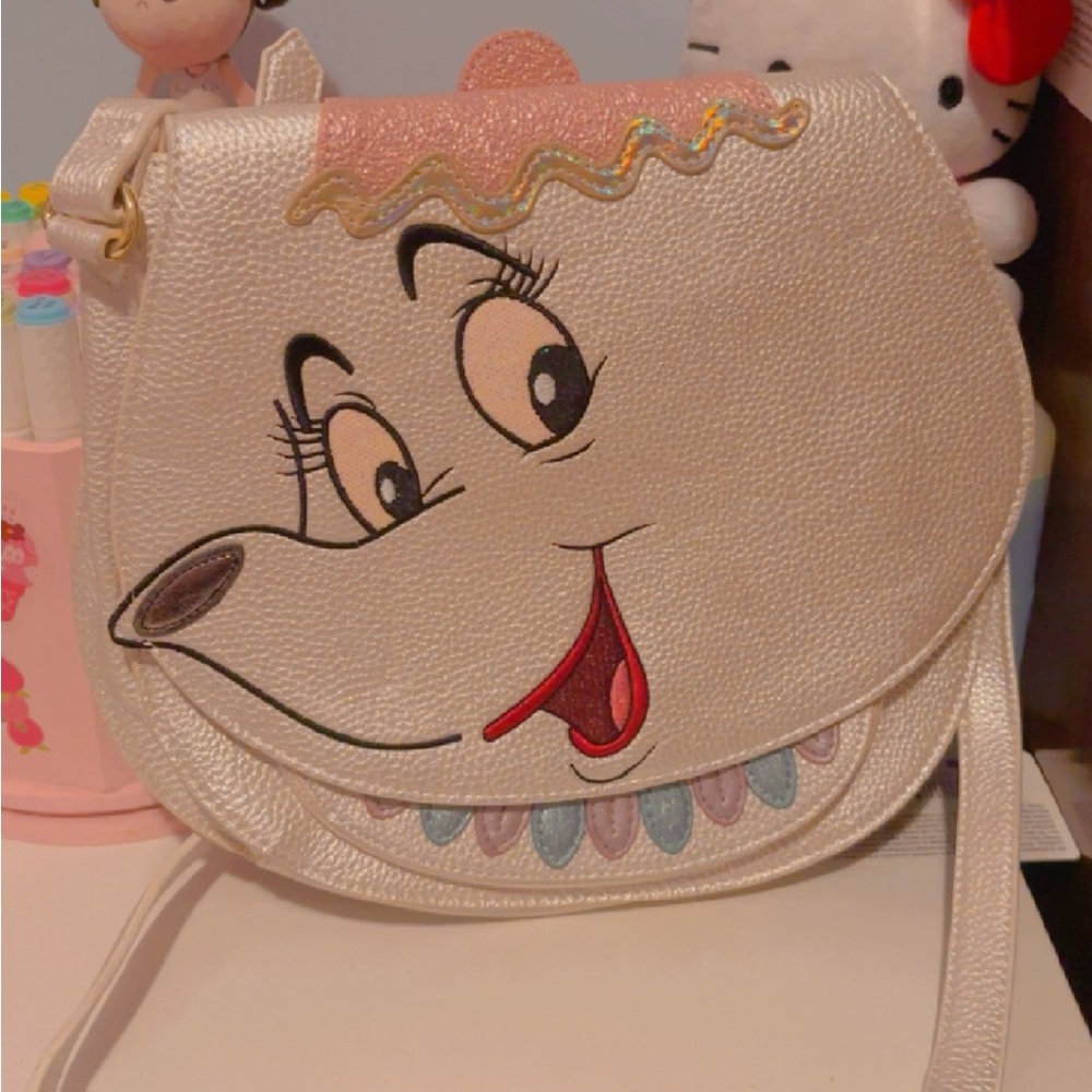 Beauty and the beast Mrs Pott crossbody bag